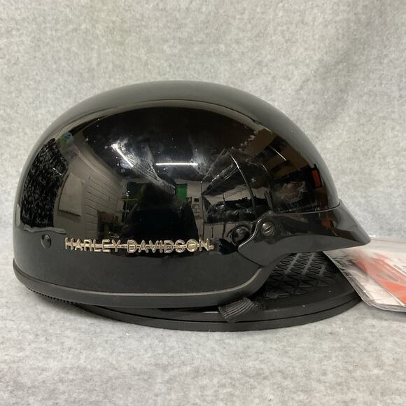 Harley-Davidson Motorcycle Helmet-Midway Gloss Black XXL 98026-06V/022L - Picture 1 of 7